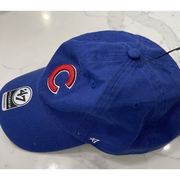 New OSFA Chicago Cubs Cubbies Official 47 Brand Adjustable Baseball Hat Cap - Picture 4 of 8